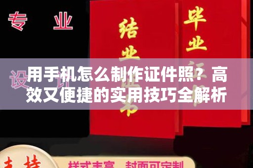 金华用手机怎么制作证件照？高效又便捷的实用技巧全解析